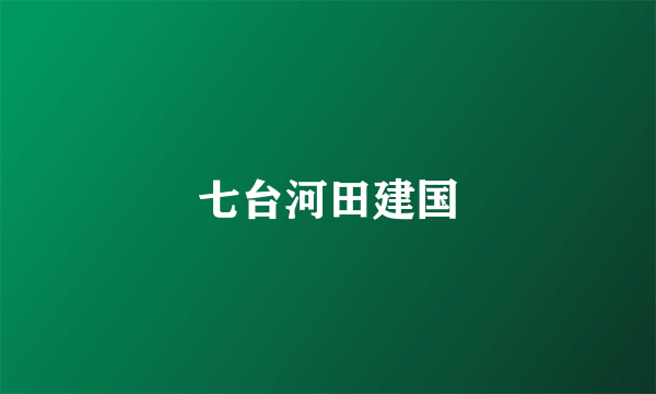 七台河田建国