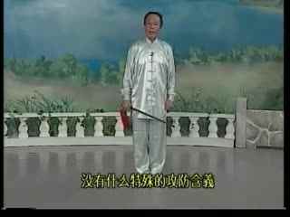 李德印42式太极剑竞赛套路的演练示范