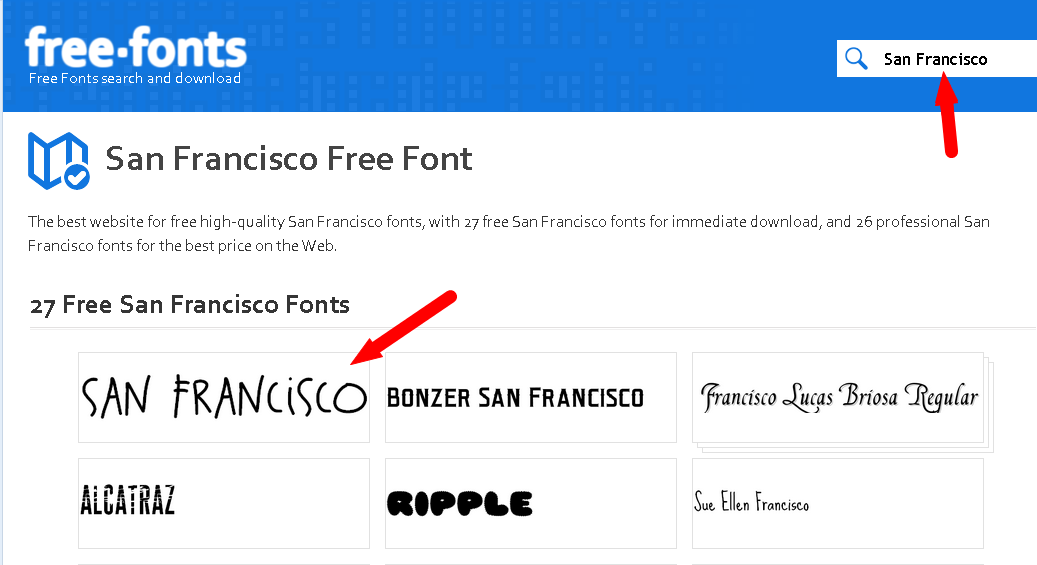 有人有 San Francisco 字体吗